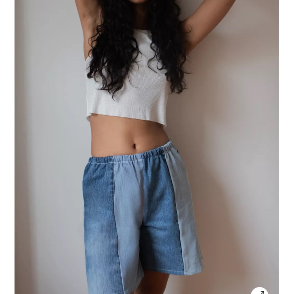 Urban outfitters urbn renewal denim recycled short